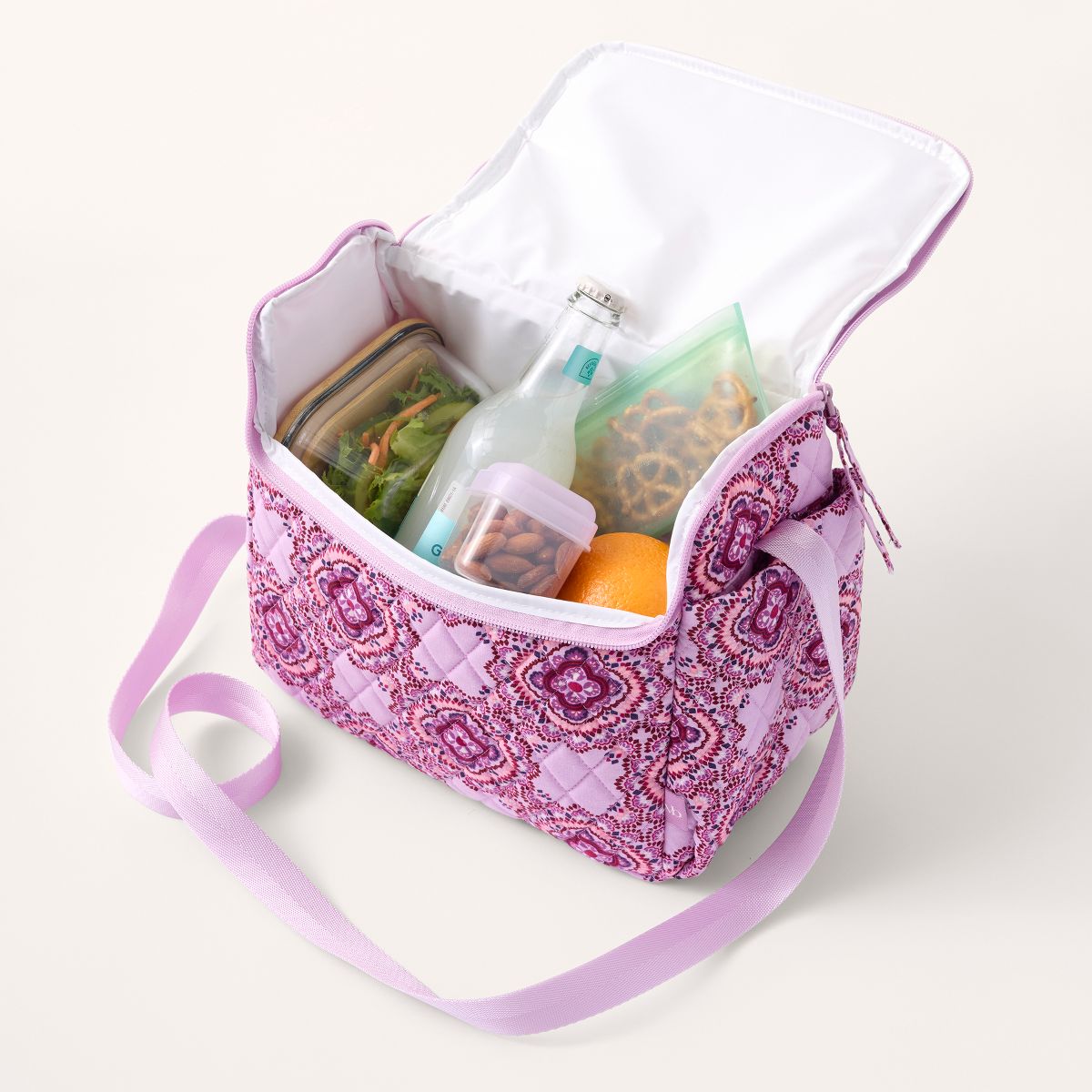 Vera Bradley Women's Outlet Cotton Lunch Crossbody Bag - thumbnail 5