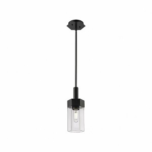 Claverack - 1 Light Pendant In Art Deco Style-12.63 Inches Tall and 5 Inches Wide - 1 of 1