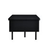 Ridstar Modern Two Drawer Lift Top Coffee Table with Hidden Storage Compartment For Living Room-Black - 4 of 4