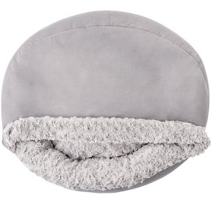 The Lakeside Collection Pet Plush Round Self-Warming Bed - 1 of 2