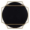 Kate and Laurel Rateau Scalloped Wall Mirror, 28x28, Gold - 4 of 4
