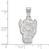 Black Bow Jewelry 10k White Gold North Carolina State Wolfpack NCAA Large Pendant - 2 of 3