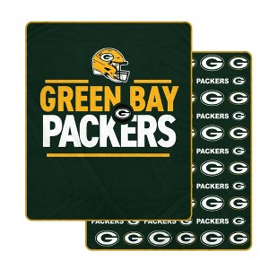 Re:AcT FES POLAR OPPOSITE KMNZ LITAタオル NFL Green Bay Packers Campaign Double Sided Ultra Cozy Blanket