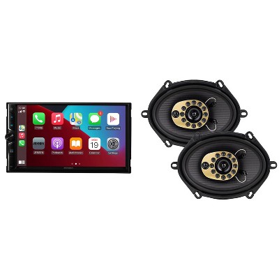 Jensen CAR723W 7" Touch Screen Digital Multimedia Receiver with Speakers