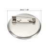 Unique Bargains Metal DIY Blankets Crafts Brooch Making Home Sewing Blank Trays Safety Pins 50 Pcs - 2 of 4