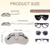 Unique Bargains PU Leather Glasses Case Holder with Neck and Wrist Lanyard 7" x 4" - 2 of 4