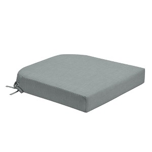 ARDEN Foam Outdoor Round Back Seat Cushion, 20 x 19, made with ProFoam, Rain-proof, Fade Resistant - 1 of 4