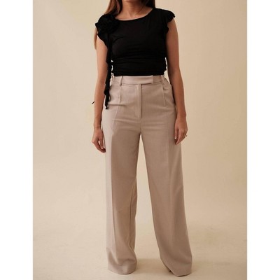 Women's Brooks Pleated Wide Leg Trouser - Sofie the Label
