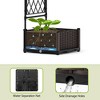 Wedding Arch Frame with 2 Planter Boxes, Weather-Resistant Metal Garden Arbor Trellis, Outdoor Decorative Archway for Climbing Plants, Weddings - 4 of 4
