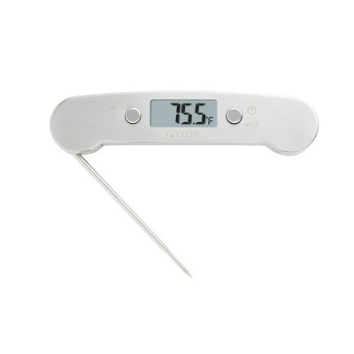 Taylor Stainless Steel Digital Folding Kitchen Thermometer