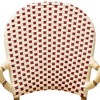 Set of 2 Seva Stackable Bistro Dining Chairs with High Backrest - BaxtonStudio - 4 of 4