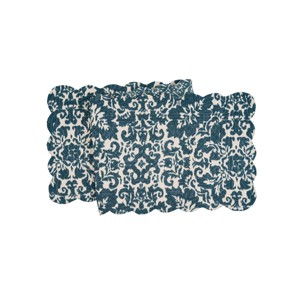 C&F Home 14" x 51" Madison Adriatic Floral Table Runner - 1 of 2