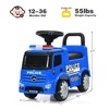 Infans Kids Ride On Push Police Car Licensed Mercedes Benz Push and Ride Racer - 2 of 4