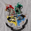 Harry Potter Hogwarts Magicial Mischief Level Up Crest Adult T-Shirt Athletic Heather - 2 of 4