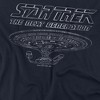 Women's Star Trek Tng Enterprise Loose T-Shirt Navy - 2 of 4