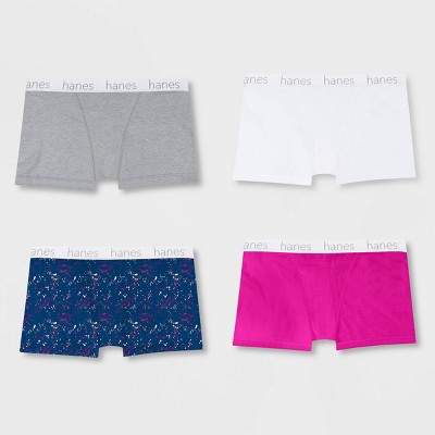 Fruit Of The Loom Women's 3pk Comfort Supreme Ribbed Boxer Briefs - Navy  Blue/gray/magenta : Target