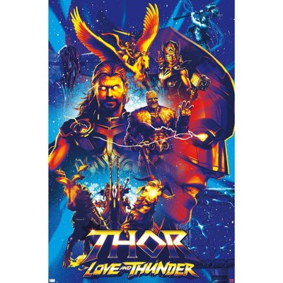 Trends International Marvel Thor: Love and Thunder - Group Unframed Wall Poster Prints