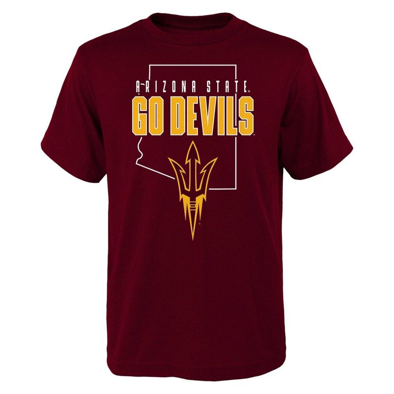 NCAA Arizona State Sun Devils Boys&#39; Core T-Shirt, 1 of 2
