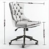 Office Chair Modern with Tufted Back and Adjustable Height for Home Office 25in Wide Seat - 3irtyhousy - 4 of 4