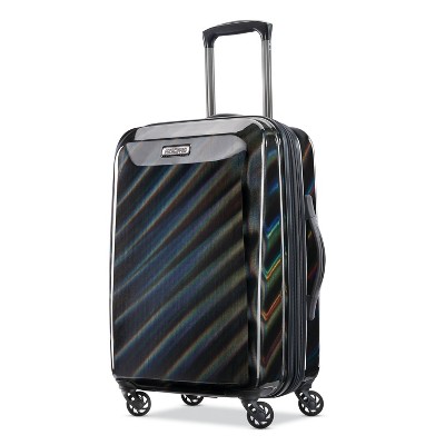 American Tourister Moonlight Hardside Carry On Spinner Suitcase - Black