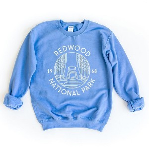 Simply Sage Market Women's Graphic Sweatshirt Redwood National Park - 1 of 3