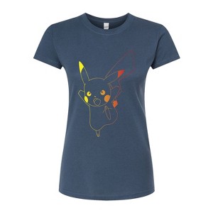 Women's - Pokémon - Pikachu Fitted Graphic T-Shirt - 1 of 3