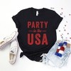 Simply Sage Market Women's Party In The USA Short Sleeve Graphic Tee - 3 of 4