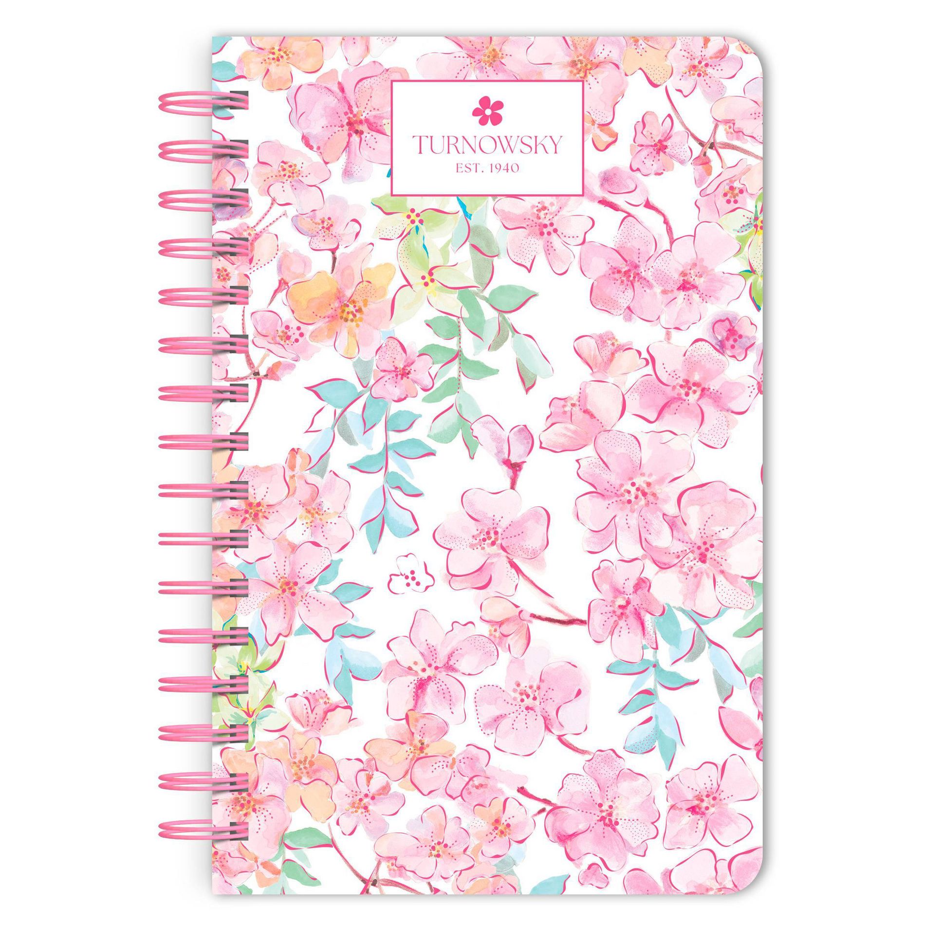 BrownTrout House of Turnowsky Compact Wire Journal with Foil Stamped Cover