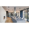 AFX Everly 1 - Light Flush Mount in  Black - 3 of 3