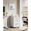 SONGMICS Office File Cabinet with Lock, Pre-Assembled Except Wheels and Handles, for A4 - 3 of 4