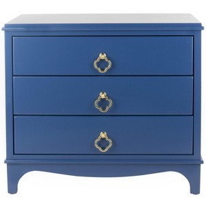 Hannon 3 Drawer Nightstand - FOX6306 - Safavieh Couture - 1 of 4