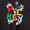 Boys' - Disney - Mickey Playing Sports Graphic Long Sleeve Fleece Sweatshirt - 2 of 4