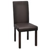 vidaXL Dining Chairs, 4 Pcs, Brown Faux Leather - image 3 of 4