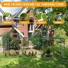 Large Metal Chicken Coop with Run, Outdoor Wire Mesh Poultry Cage with Spire Shaped, 210D Anti-Uv Rain Cloth, Animal House for Backyard - 2 of 4