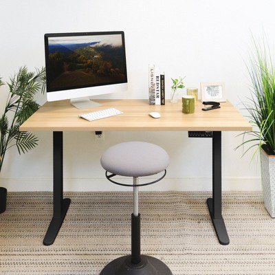 Mount-It! Dual Motor Black Adjustable Standing Desk Base