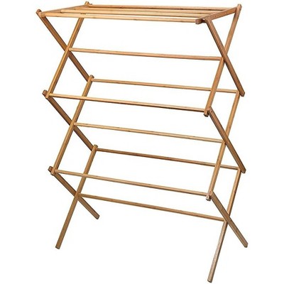 Danya B. 1-Tier 35.75-in Wood Drying Rack in the Clotheslines