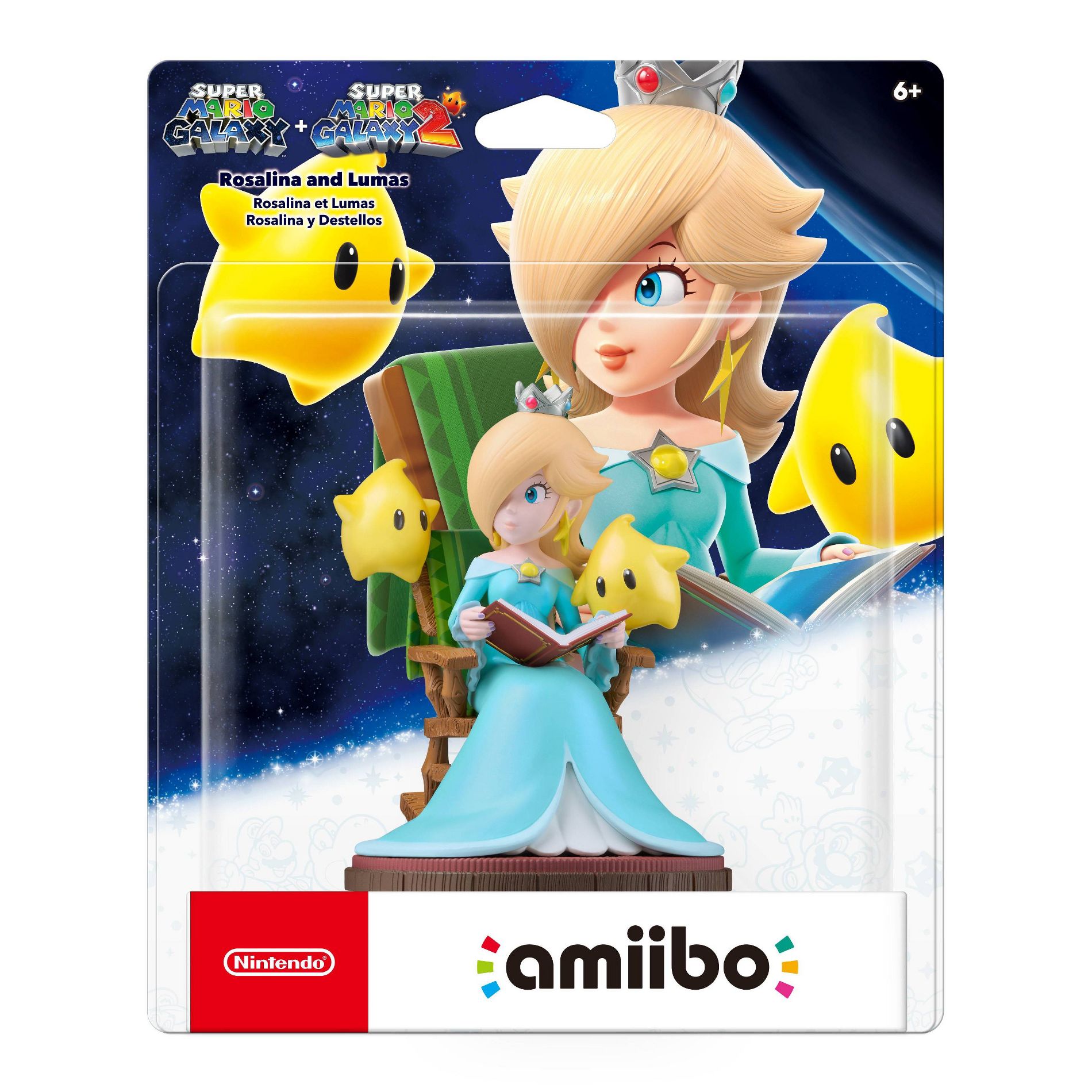 Nintendo amiibo Rosalina and Lumas Super Mario Galaxy + Super Mario Galaxy 2 Series