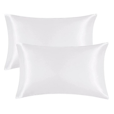 Dr. Pillow White Silk Pillow Case 2 Pack, White : Target