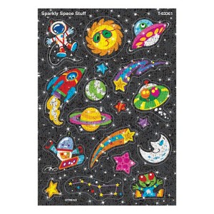 Trend Sparkly Space Stuff Sparkle Stickers, 36 Count (Pack of 6) - 1 of 1