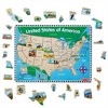 Melissa & Doug USA Map Kids' Wooden Puzzle - 45pc - 4 of 4