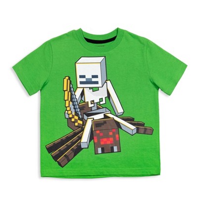 Minecraft Mobs Creeper Steve Alex Skeleton Big Boys 3 Pack Graphic T-Shirt 18-20 — фото 7