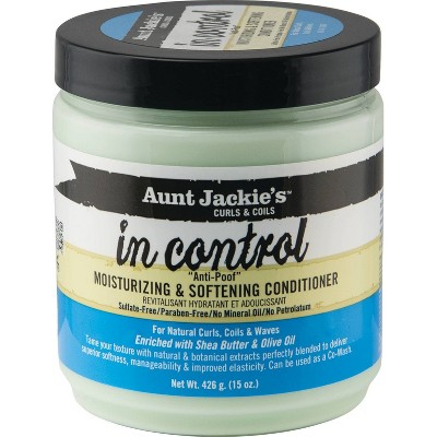 Aunt Jackie's In Control Anti-Poof Moisturizing & Softening Conditioner - 15oz