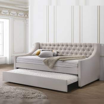Full DayBed Lianna Bed Fog Fabric - Acme Furniture