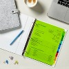 Avery Dividers for 3 Ring Binders, 8-Tab Binder Dividers, Plastic Binder Dividers, Insertable Big Tab, Multicolor, 3 Sets (71901) - 3 of 4