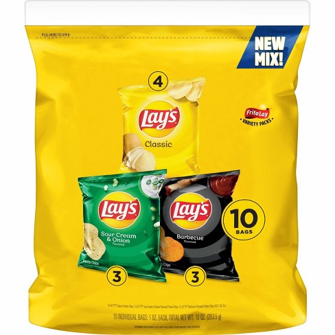 Utz Original No Salt Added Potato Chips - Family Size - 14ct