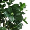 SEVOBAL Artificial Plants 7.2FT Tall Silk Tree with Lifelike Greenery for Modern Home Office Decoration, Green, 47.2"*47.2"*82.7" - 2 of 4