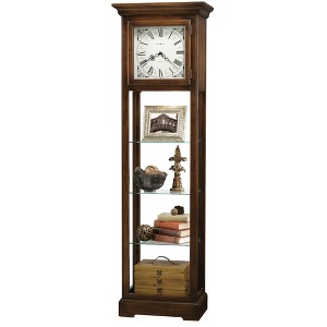 Howard Miller 611148 Le Rose Floor Clock 611148 Hampton Cherry - 1 of 3