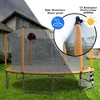 VYNXARIA 16FT Orange Trampoline with Basketball and Soccer Features - Ultimate Family Fun Center - 4 of 4