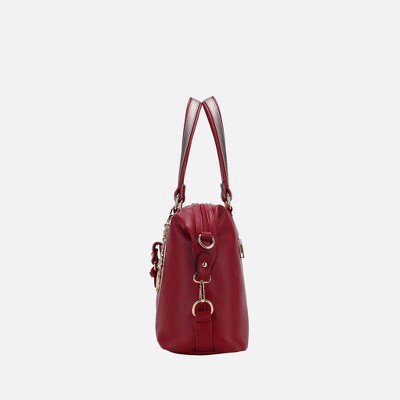 MKF Collection Lightweight Satchel Bag with Adjustable Strap, Opal | MKF Collection by Mia K - Red Pewter — фото 5