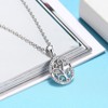 Family Tree Life Pendant Necklace for Women Sterling Silver Cz Ginger Lyne Collection - 4 of 4